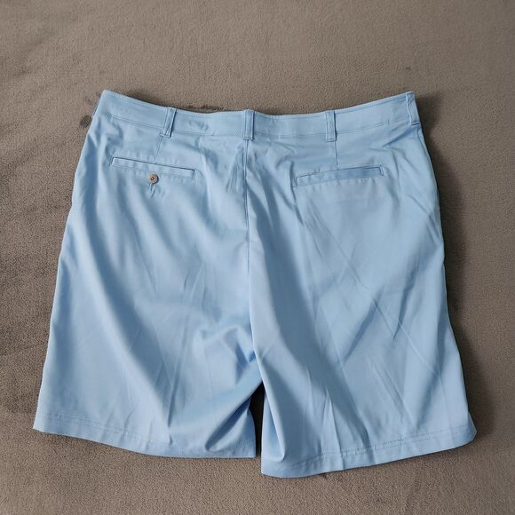 ProTour Men's Golf Shorts Size 42 Sky Blue Comfort Stretch 8" - Picture 2 of 9